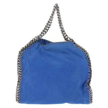 Stella MacCartney Falabella Chain Shoulder Bag Suede Blue 371223 Auth 145513 - 0