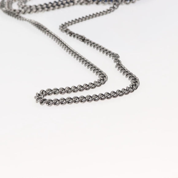 Stella MacCartney Falabella Chain Shoulder Bag Suede Blue 371223 Auth 145513