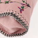 Stella MacCartney Falabella Chain Shoulder Bag Suede Pink 371223 Auth 145514-16