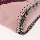 Stella MacCartney Falabella Chain Shoulder Bag Suede Pink 371223 Auth 145514-17
