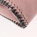Stella MacCartney Falabella Chain Shoulder Bag Suede Pink 371223 Auth 145514-18