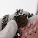 Stella MacCartney Falabella Chain Shoulder Bag Suede Pink 371223 Auth 145514-9