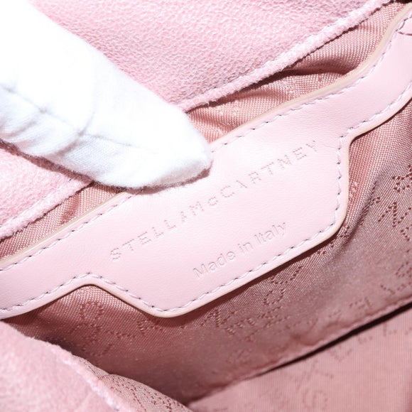 Stella MacCartney Falabella Chain Shoulder Bag Suede Pink 371223 Auth 145514