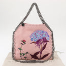 Stella MacCartney Falabella Chain Shoulder Bag Suede Pink 371223 Auth 145514-12