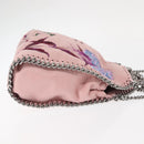 Stella MacCartney Falabella Chain Shoulder Bag Suede Pink 371223 Auth 145514-3