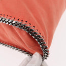 Stella MacCartney Falabella Chain Shoulder Bag Suede Orange 234387 Auth 145515-9