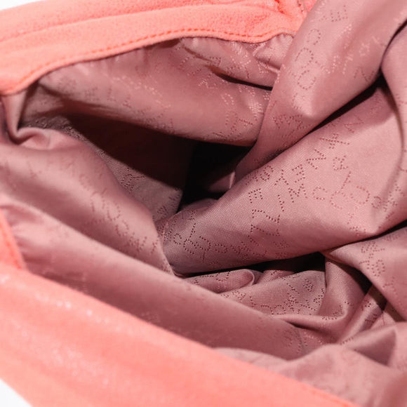 Stella MacCartney Falabella Chain Shoulder Bag Suede Orange 234387 Auth 145515