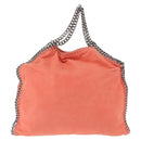 Stella MacCartney Falabella Chain Shoulder Bag Suede Orange 234387 Auth 145515-13