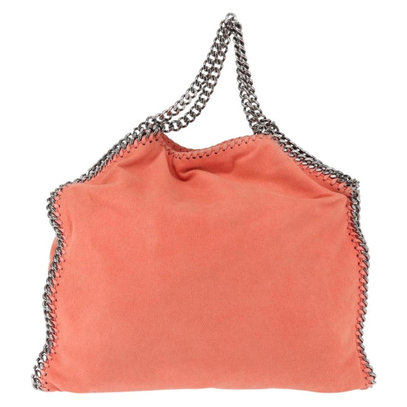 Stella MacCartney Falabella Chain Shoulder Bag Suede Orange 234387 Auth 145515