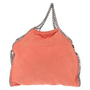 Stella MacCartney Falabella Chain Shoulder Bag Suede Orange 234387 Auth 145515-2