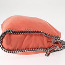 Stella MacCartney Falabella Chain Shoulder Bag Suede Orange 234387 Auth 145515-3