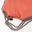 Stella MacCartney Falabella Chain Shoulder Bag Suede Orange 234387 Auth 145515-6