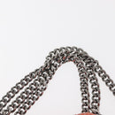 Stella MacCartney Falabella Chain Shoulder Bag Suede Orange 234387 Auth 145515-8