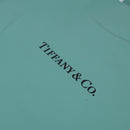 TIFFANY&Co. Hand Bag Leather 2way Turquoise Blue Silver Auth 145520-16