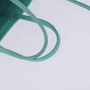 TIFFANY&Co. Hand Bag Leather 2way Turquoise Blue Silver Auth 145520-7