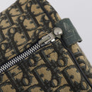 Christian Dior Trotter Canvas Boston Bag Navy Silver Auth 145523-14