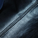 Christian Dior Trotter Canvas Boston Bag Navy Silver Auth 145523-15