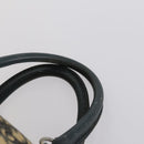 Christian Dior Trotter Canvas Boston Bag Navy Silver Auth 145523-8