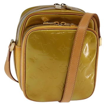 LOUIS VUITTON Monogram Vernis Wooster Shoulder Bag Gris M91036 LV Auth 145525