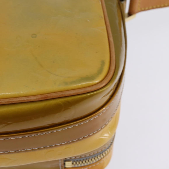 LOUIS VUITTON Monogram Vernis Wooster Shoulder Bag Gris M91036 LV Auth 145525