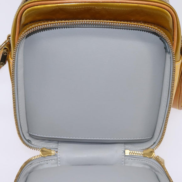 LOUIS VUITTON Monogram Vernis Wooster Shoulder Bag Gris M91036 LV Auth 145525