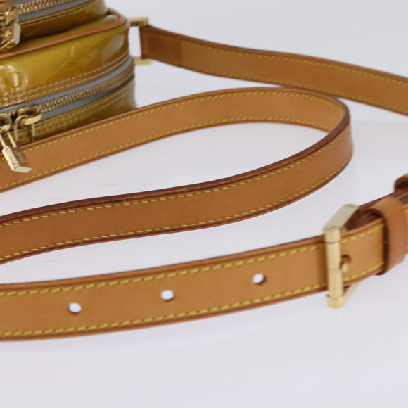 LOUIS VUITTON Monogram Vernis Wooster Shoulder Bag Gris M91036 LV Auth 145525