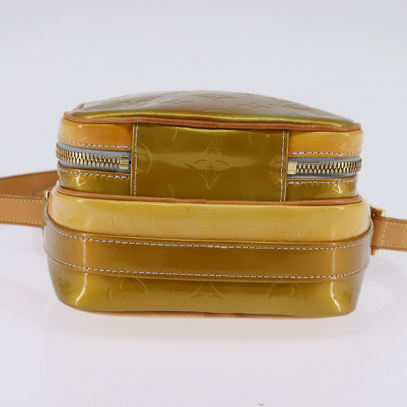 LOUIS VUITTON Monogram Vernis Wooster Shoulder Bag Gris M91036 LV Auth 145525