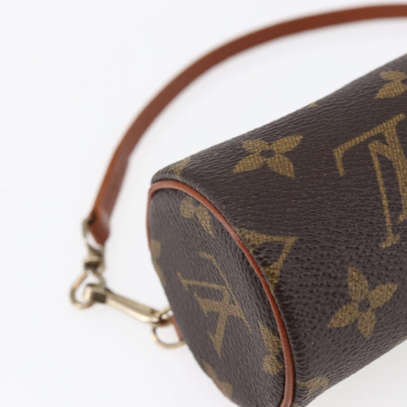 LOUIS VUITTON Monogram Papillon Pouch LV Auth 145526