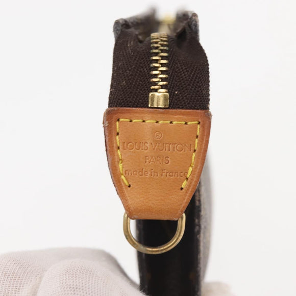 LOUIS VUITTON Monogram Bucket PM Accessory Pouch LV Auth 145529