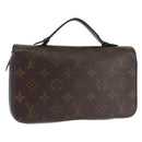LOUIS VUITTON Monogram Macassar Zippy XL Long Wallet M61506 LV Auth 145534-1