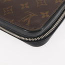 LOUIS VUITTON Monogram Macassar Zippy XL Long Wallet M61506 LV Auth 145534-16