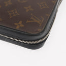 LOUIS VUITTON Monogram Macassar Zippy XL Long Wallet M61506 LV Auth 145534-17