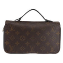 LOUIS VUITTON Monogram Macassar Zippy XL Long Wallet M61506 LV Auth 145534-13