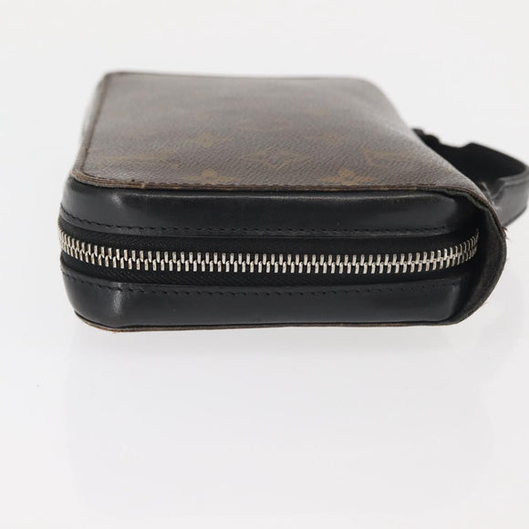 LOUIS VUITTON Monogram Macassar Zippy XL Long Wallet M61506 LV Auth 145534