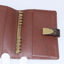 LOUIS VUITTON Monogram Agenda Partonaire PM Day Planner Cover R21029 Auth 145535-18