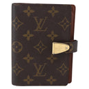 LOUIS VUITTON Monogram Agenda Partonaire PM Day Planner Cover R21029 Auth 145535-13
