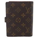 LOUIS VUITTON Monogram Agenda Partonaire PM Day Planner Cover R21029 Auth 145535-2