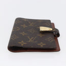 LOUIS VUITTON Monogram Agenda Partonaire PM Day Planner Cover R21029 Auth 145535-6