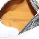 LOUIS VUITTON Monogram Denim Trousse Speedy GM Pouch Blue M95081 LV Auth 145538-10