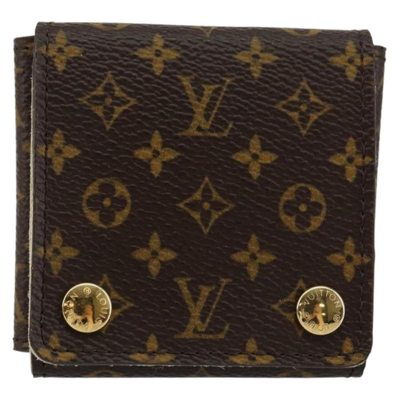 LOUIS VUITTON Monogram Jewelry case Jewelry Box LV Auth 145539
