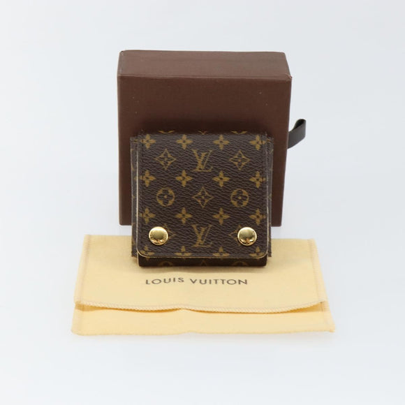 LOUIS VUITTON Monogram Jewelry case Jewelry Box LV Auth 145539