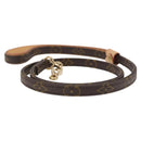 LOUIS VUITTON Monogram Less Baxter MM Dog Leash M58056 LV Auth 145540-2