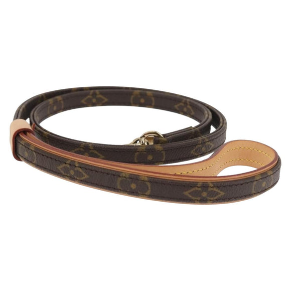 LOUIS VUITTON Monogram Less Baxter MM Dog Leash M58056 LV Auth 145540
