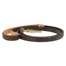 LOUIS VUITTON Monogram Less Baxter MM Dog Leash M58056 LV Auth 145540-5
