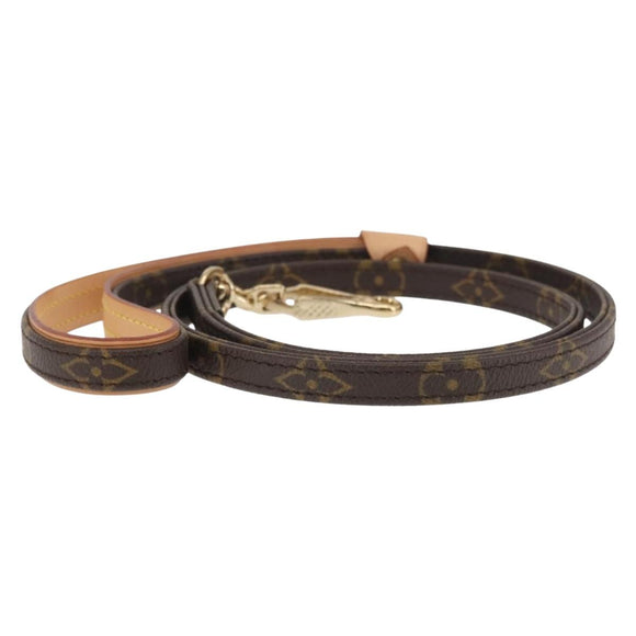 LOUIS VUITTON Monogram Less Baxter MM Dog Leash M58056 LV Auth 145540