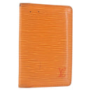 LOUIS VUITTON Epi Organizer De Poch Card Case Orange M6358H LV Auth 145541-1