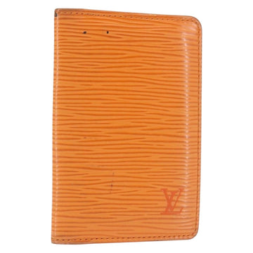 LOUIS VUITTON Epi Organizer De Poch Card Case Orange M6358H LV Auth 145541
