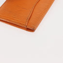 LOUIS VUITTON Epi Organizer De Poch Card Case Orange M6358H LV Auth 145541-11