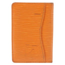 LOUIS VUITTON Epi Organizer De Poch Card Case Orange M6358H LV Auth 145541-3