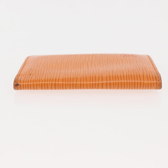 LOUIS VUITTON Epi Organizer De Poch Card Case Orange M6358H LV Auth 145541